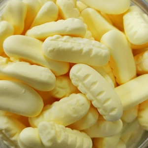 Barratt Mini Foam Bananas - Banana Flavour Foam Candy Shapes