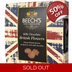 Beech's Milk Chocolate British Flowers - 90g Beechs Gift Box