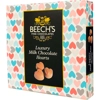 Beech's Luxury Milk Chocolate Praline Hearts - 65g Beechs Gift Box