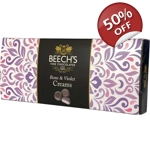 Beech's Dark Chocolate Rose & Violet Fondant Creams - 140g Beechs Box