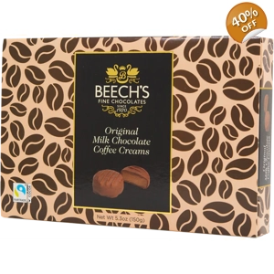 Beech's Milk Chocolate Coffee Creams - 150g Beechs Fondant Gift Box