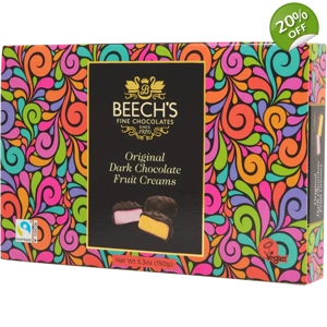 Beech's Original Dark Chocolate Fruit Fondant Creams - 150g Beechs Box
