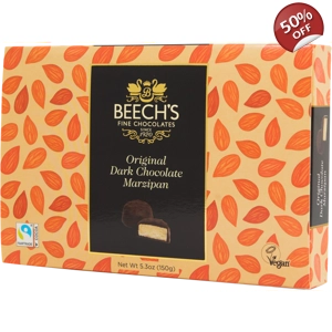 Beech's Original Dark Chocolate Marzipan - 150g Beechs Box