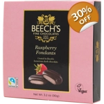 Beech's Raspberry Fondant Creams in Dark Chocolate 90g Beechs Gift Box