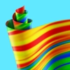 Fruit Roll-Ups Tropical Tie-Dye Snacks - 5oz - 10 Rolls - 141g Box