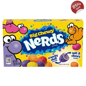 Big Chewy Nerds Candy Sweets - 120g Theatre Box