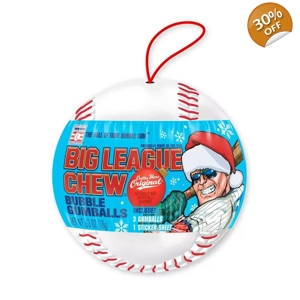 Big League Chew Baseball With Bubble Gumballs -18g Holiday Ornament