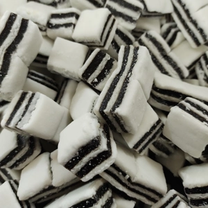 Black and White Mints - Taveners Liquorice & Mint Sweets