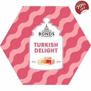 Bonds Rose and Lemon Flavoured Turkish Delight - 215g Box