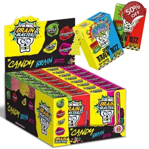 Brain Blasterz Sour Candy Brain Bitz - 45g Box