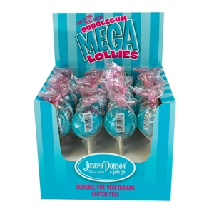 Bubblegum Mega Lollies - Gluten Free Sweets | Dobsons