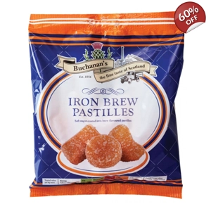 Buchanan's Iron Brew Pastilles - 180g Bag - Buchanans Scottish Sweets