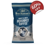 Buchanan's Liquorice Toffee - 150g Bag - Buchanans Scottish Toffees Buchanan's Liquorice Toffee - 150g Bag - Buchanans Scottish Toffees