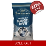 Buchanan's Liquorice Toffee - 150g Bag - Buchanans Scottish Toffees