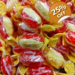 Buchanan's Rhubarb and Custard - Buchanans Boiled & wrapped Sweets