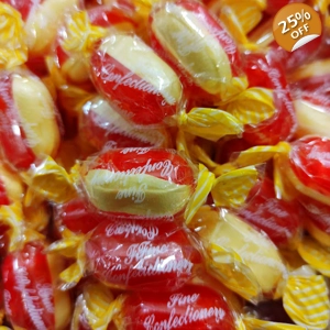 Buchanan's Rhubarb and Custard - Buchanans Boiled & wrapped Sweets