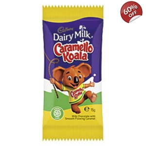 Cadbury Caramello Koala Dairy Milk Caramel Chocolate Bar 15g Australia