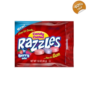 Razzles Candy Coated Berry Mix - 1.6oz - 45g Bag