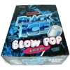 Charms Black Ice Blackberry Blow Pop Lollipop with Bubble Gum Centre