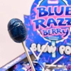 Charms Blue Razz Berry Blow Pop -Lollipop with Bubble Gum Centre 18.4g