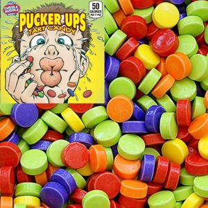 Charms Pucker Ups Tart Sour Candy Pieces - American Fruity Sweets