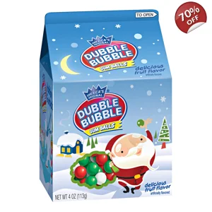 Concord Dubble Bubble Gum Balls - Bubblegums - 113g Christmas Carton