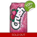 Crush Strawberry Soda - 355ml Soft Drink Can American Import Crush Strawberry Soda - 355ml Soft Drink Can American Import