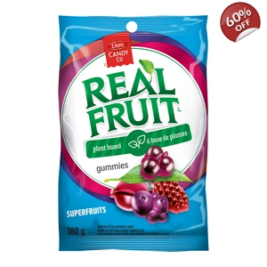 Dare Candy Co - Real Fruit Gummies Superfruits - 180g Bag Gummy Sweets