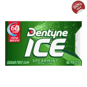 Dentyne Ice Spearmint Sugar-Free Chewing Gum - 16 pieces Pack