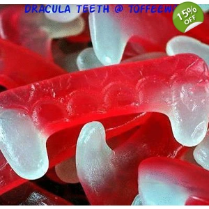 Kingsway Dracula Teeth - Halloween Gummy Fang Sweets