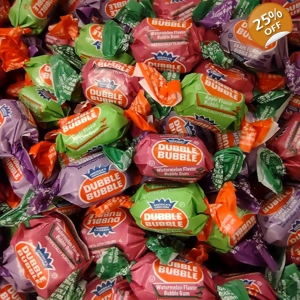 Dubble Bubble Fruit Flavours Twist Bubble Gum