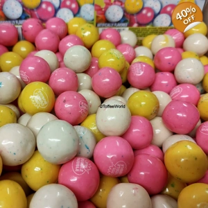 Dubble Bubble Birthday Cake Gum Balls - BubbleGum Gumballs