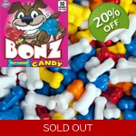 Dubble Bubble Bonz Fruit Flavoured Candy - Hard Bone Shaped Candies