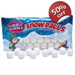 Dubble Bubble Bubblegum Snowballs - Blue Raspberry Gum Balls -65g Pack
