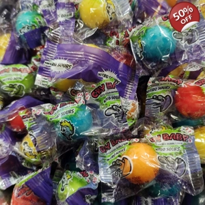Dubble Bubble Cry Baby Nitro Sours Balls - Wrapped Sour Bubblegum