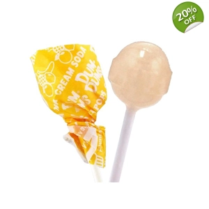 Dum-Dums Lollipop - Cream Soda Flavour x 5 Dum Dum Lollies