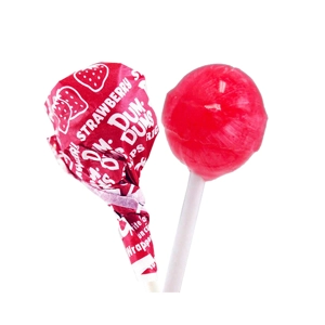 Dum-Dums Lollipop - Strawberry Flavour x 5 Dum Dum Lollies