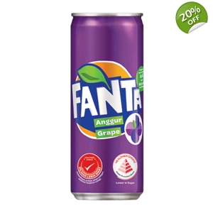 Fanta Grape -  Imported Soft Drink Soda - 320ml Slim Can