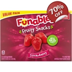 Funables Fruity Snacks Strawberry 22g Pouches x 22 per 498g Box