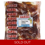 Haribo Giant Cola Bottles - 3kg Wholesale Sack Gummy Sweets