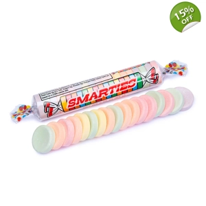 Giant Smarties Candy Rolls Original Candies - 28g Roll Pack