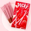 Glico Chunky Strawberry Cream Pocky Chocolate Biscuit Sticks - 2 Packs