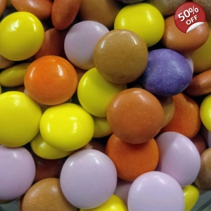 Glisten Milk Chocolate Beans - Assorted Colours