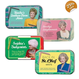 Golden Girls - Stay Golden Cheesecake-shaped Mints Tin - 1.5oz - 42.5g