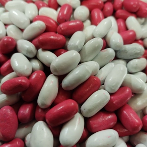 Good & Plenty Pink and White Liquorice Candy American Licorice Comfits