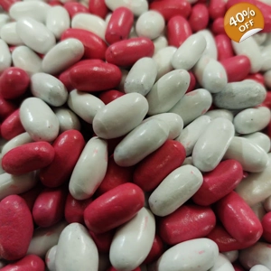 Good & Plenty Pink and White Liquorice Candy American Licorice Comfits