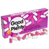 Good & Plenty - Pink and White Liquorice Candy Sweets - 51g Box