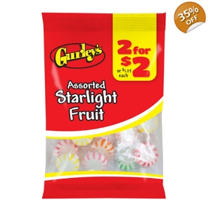 Gurley's Assorted Starlight Fruit - 92g Bag - Fruity Hard Candies