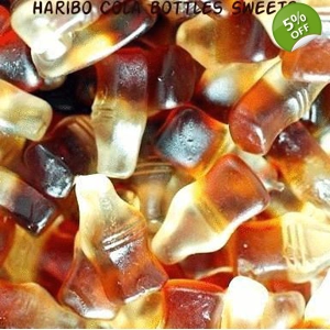 Haribo Cola Bottles - Jelly Gummy Sweets