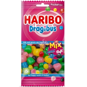 Haribo Dragibus Duo Mix - 130g Pocket Size Bag